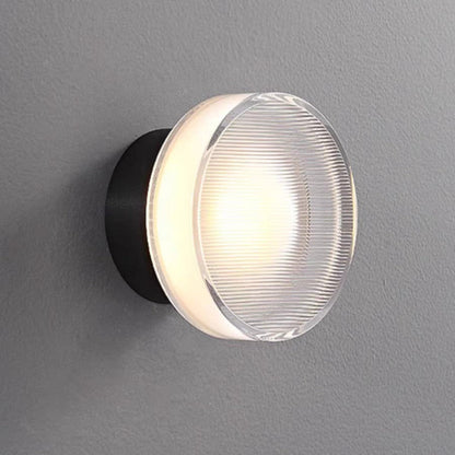 Royallure Modern Frosted Acrylic Round Wall Sconce Light for Elegant Illumination 5
