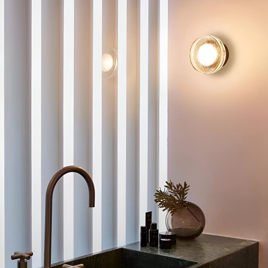 Royallure Modern Frosted Acrylic Round Wall Sconce Light for Elegant Illumination 8