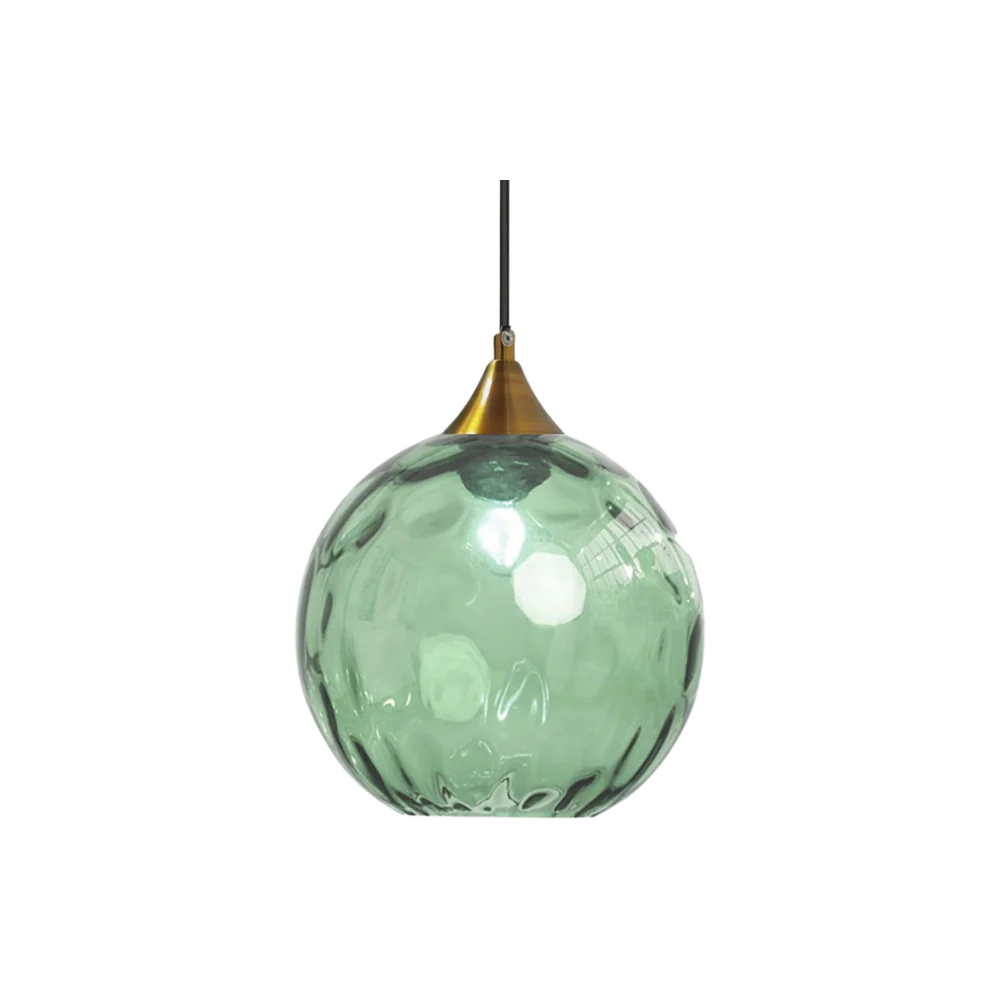 Royallure Modern Glass Pendant Light - Rippled Design for Kitchen Pendant Lighting 0