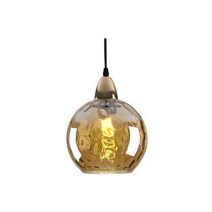 Royallure Modern Glass Pendant Light - Rippled Design for Kitchen Pendant Lighting 1