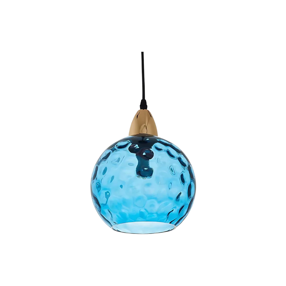 Royallure Modern Glass Pendant Light - Rippled Design for Kitchen Pendant Lighting 11