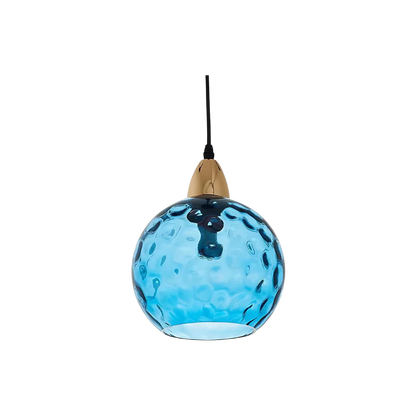 Royallure Modern Glass Pendant Light - Rippled Design for Kitchen Pendant Lighting 11