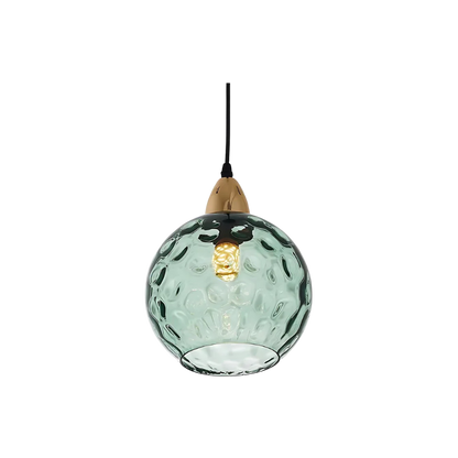Royallure Modern Glass Pendant Light - Rippled Design for Kitchen Pendant Lighting 12