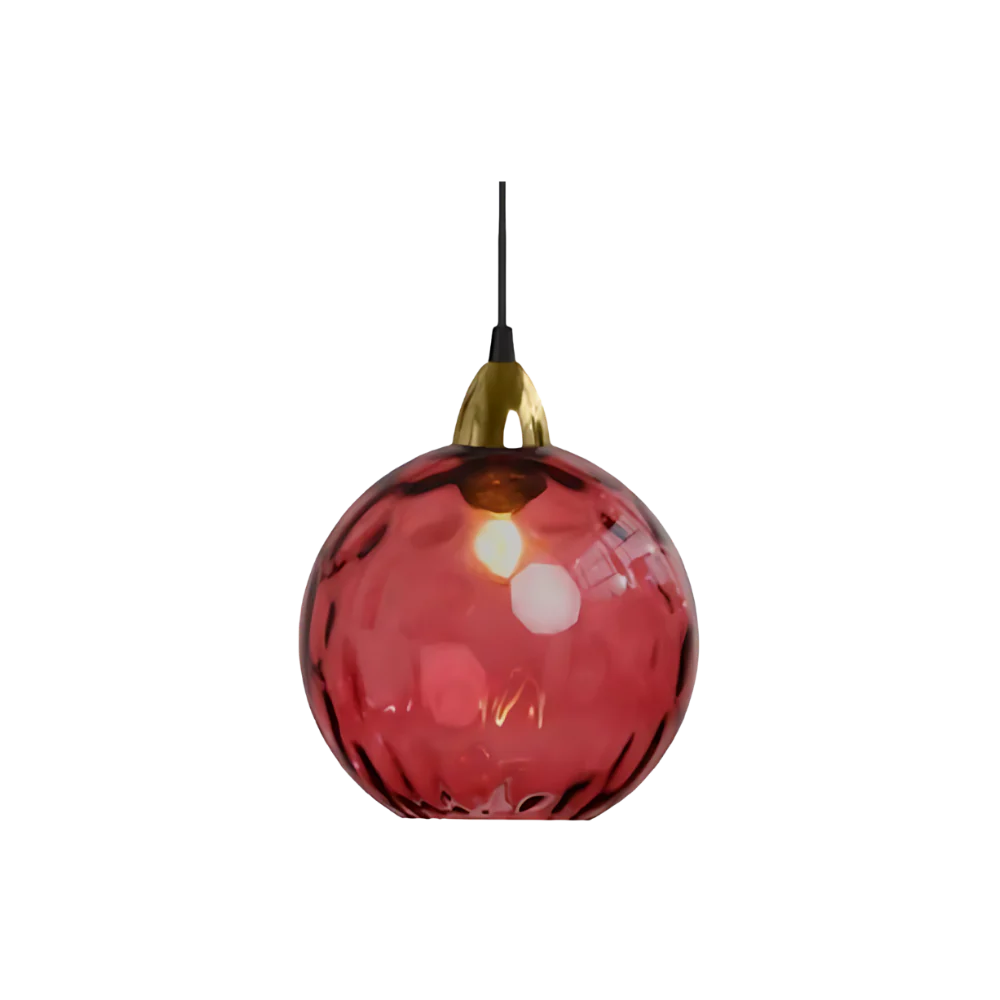 Royallure Modern Glass Pendant Light - Rippled Design for Kitchen Pendant Lighting 13