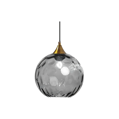 Royallure Modern Glass Pendant Light - Rippled Design for Kitchen Pendant Lighting 14