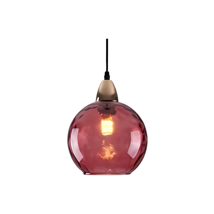 Royallure Modern Glass Pendant Light - Rippled Design for Kitchen Pendant Lighting 15