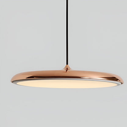 Royallure Modern Kitchen Pendant Light, Adjustable Height Flying Saucer Design, LED 6