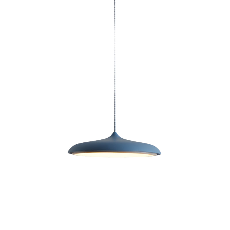 Royallure Modern Kitchen Pendant Light, Adjustable Height Flying Saucer Design, LED 9