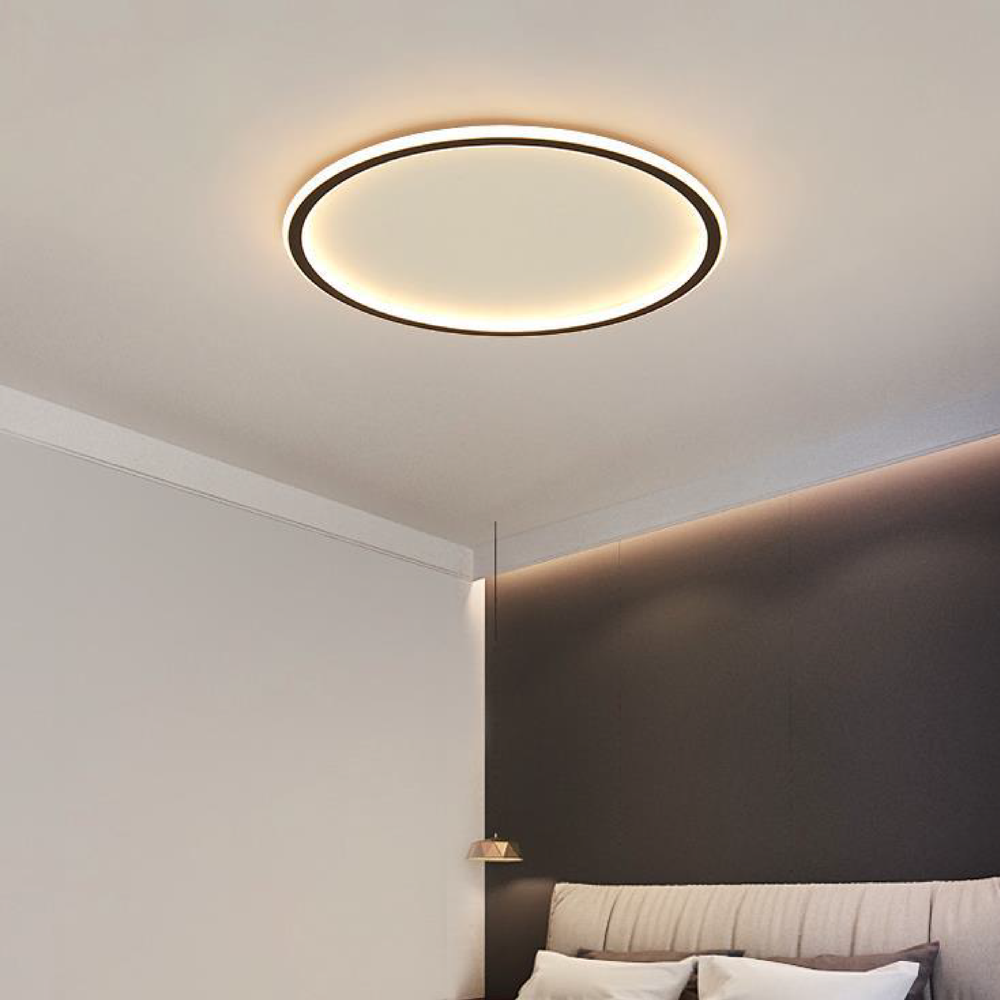 Royallure Modern LED Ceiling Lamp - Scandinavian Round Ceiling Light Fixture for Dining Room 3