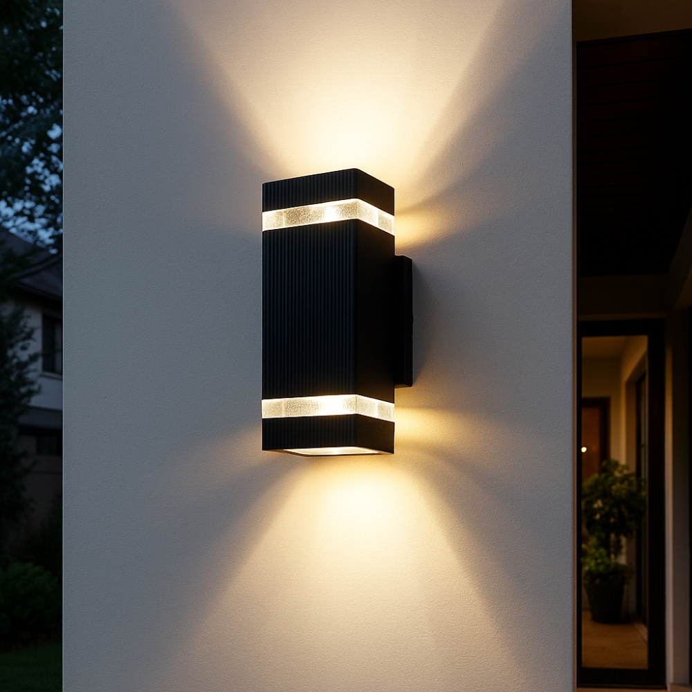 Royallure Modern Outdoor Wall Sconce, Waterproof Up Down LED Exterior Light 0