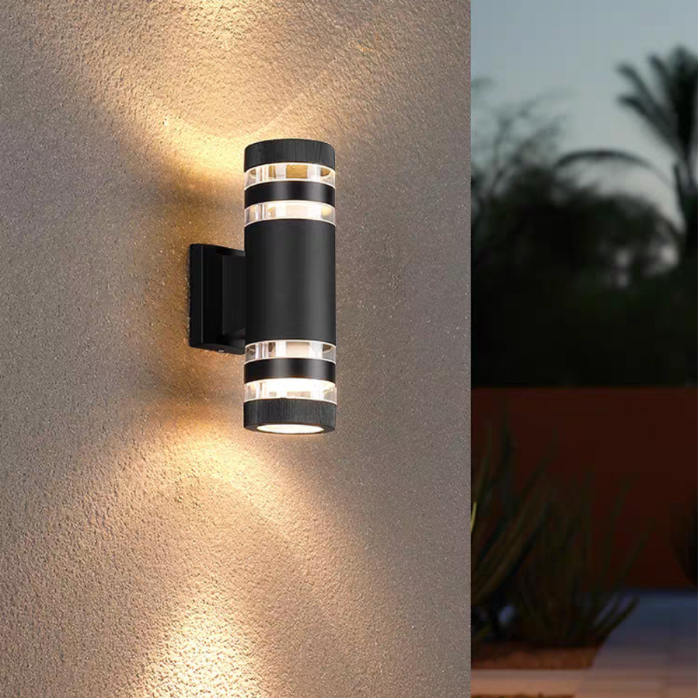 Royallure Modern Outdoor Wall Sconce, Waterproof Up Down LED Exterior Light 4