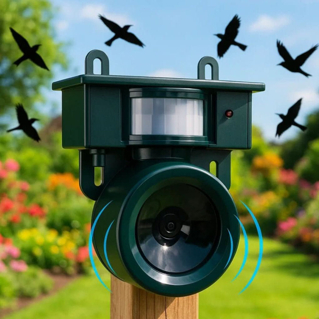 Royallure Motion-Activated Bird Deterrent Device, Pigeon Repellent for Garden and Balcony 0