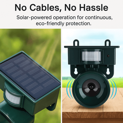 Royallure Motion-Activated Bird Deterrent Device, Pigeon Repellent for Garden and Balcony 6