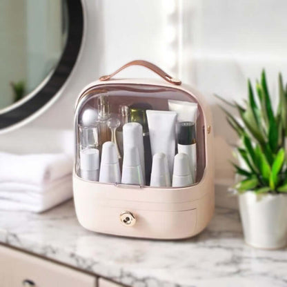 Royallure Multi-Compartment Makeup Organizer Box – Waterproof Cosmetic Storage for Vanity and Accessories 2