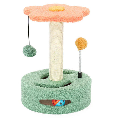Royallure Multifunctional Cat Scratch Tower with Cozy Resting Areas 0