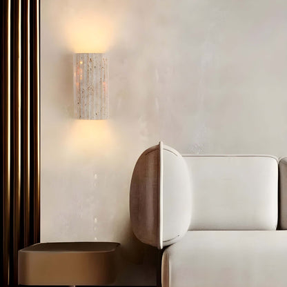 Royallure Natural Stone Wall Sconce – Unique Warm LED Wall Lamp for Living Room, Bedroom, and Hallway Decor 3