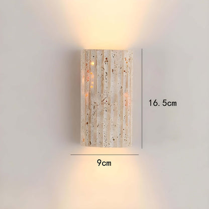 Royallure Natural Stone Wall Sconce – Unique Warm LED Wall Lamp for Living Room, Bedroom, and Hallway Decor 5
