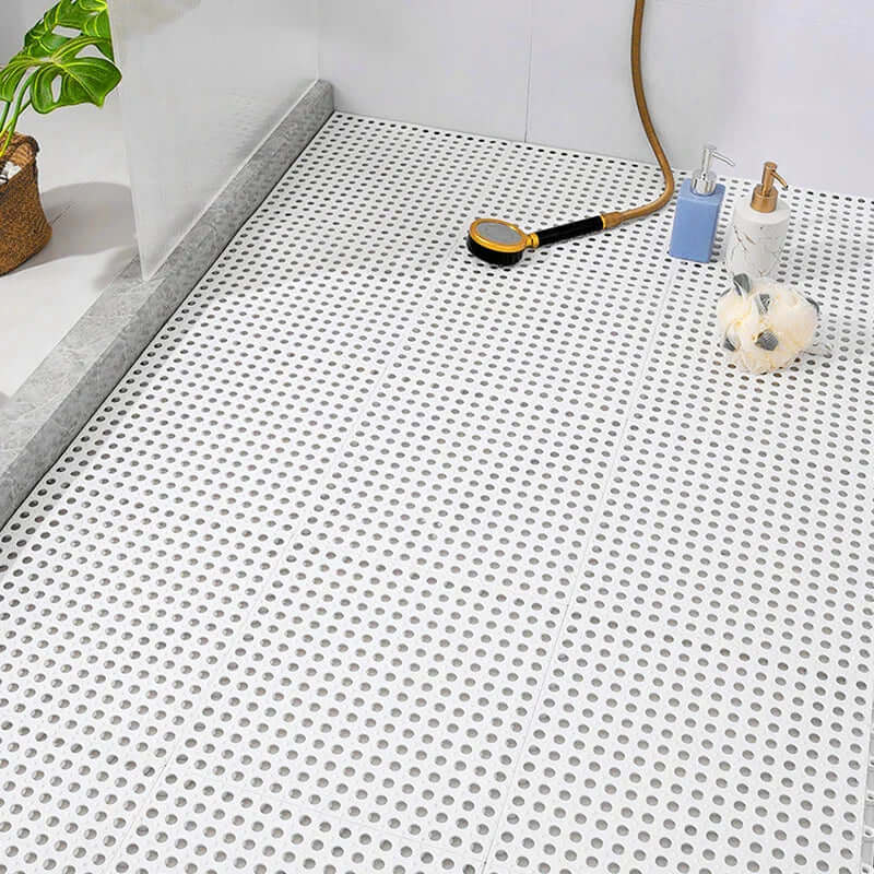 Royallure Non-Slip Bath Mat Set – Waterproof, Mold-Resistant Rubber Bathroom Rugs, 11.8 x 11.8 for Safe Showering 6