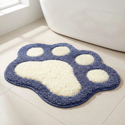 Royallure Non-Slip Bath Mat, Ultra-Absorbent Plush Bathroom Rug with Adorable Paw Design 12