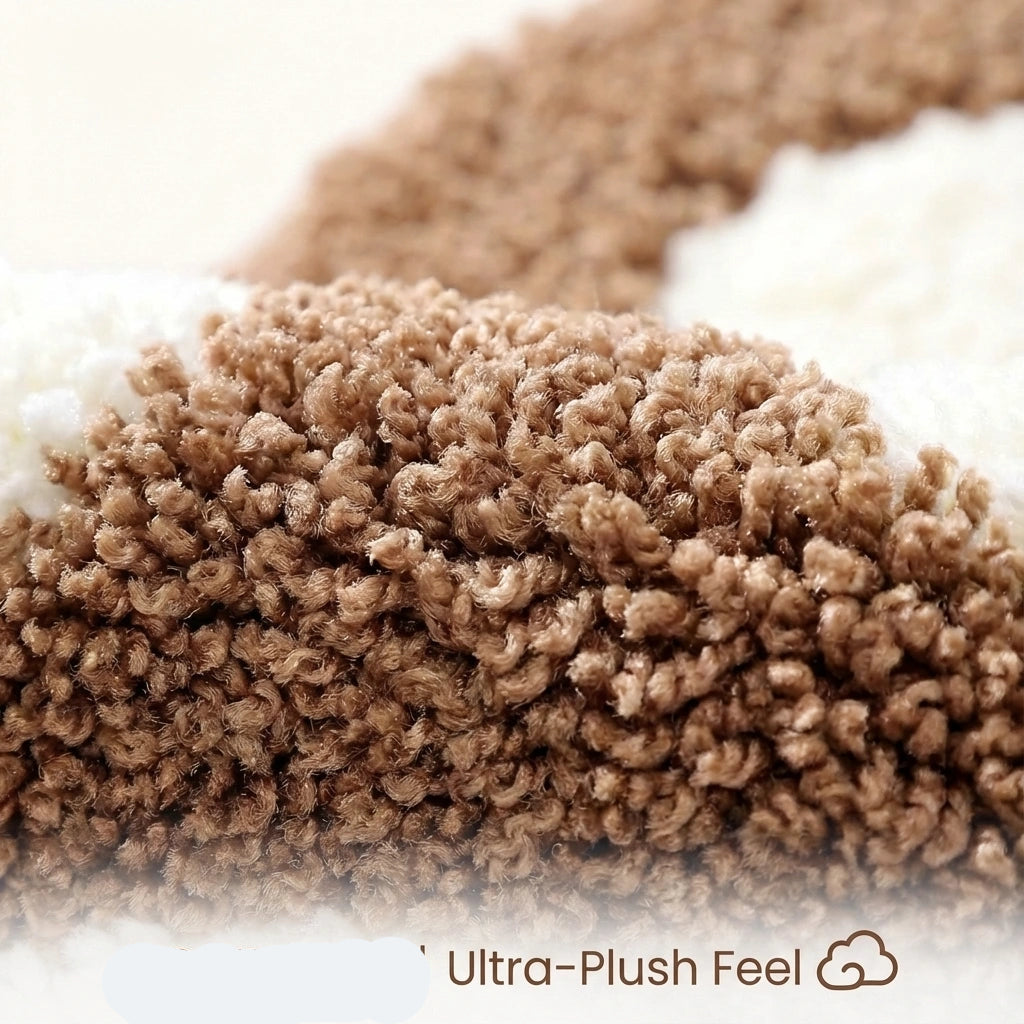 Royallure Non-Slip Bath Mat, Ultra-Absorbent Plush Bathroom Rug with Adorable Paw Design 6