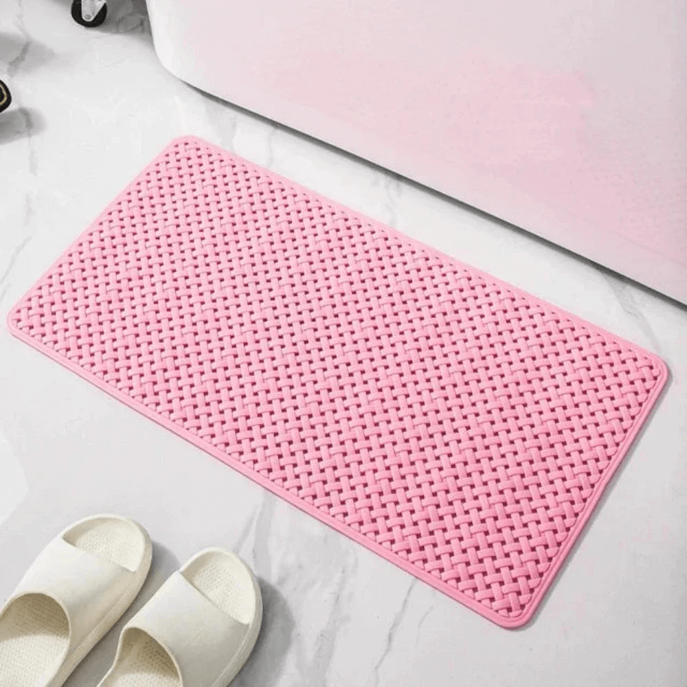 Royallure Non-Slip Bathtub Mat with Drain Holes – Anti-Mold PVC Non Skid Bath Mat for Elderly and Kids, 14.1 x 11.8 Inches 7