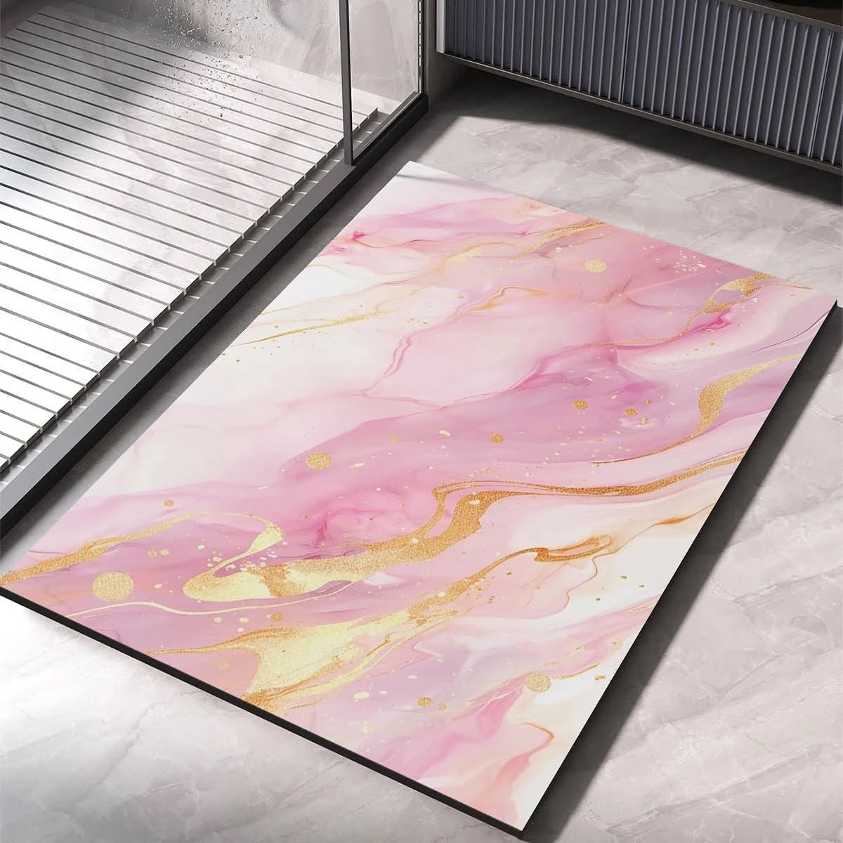 Royallure Non-Slip Diatom Bath Mat, Quick-Drying Bathroom Mat for Safe Steps 10