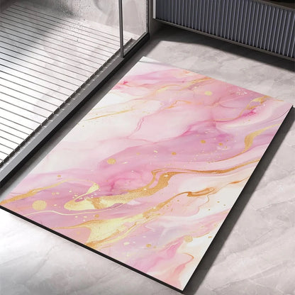 Royallure Non-Slip Diatom Bath Mat, Quick-Drying Bathroom Mat for Safe Steps 10