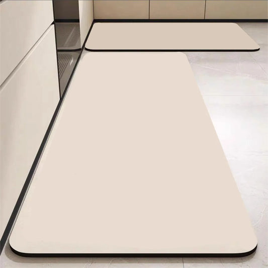 Royallure Non-Slip Diatomaceous Earth Kitchen Mat – Absorbent, Dirt-Resistant, 18x30 Inches, Stylish Kitchen Floor Rug 0
