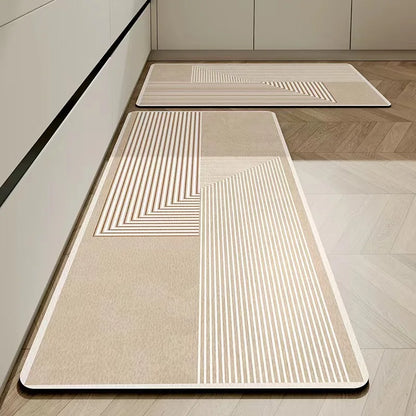 Royallure Non-Slip Diatomaceous Earth Kitchen Mat – Absorbent, Dirt-Resistant, 18x30 Inches, Stylish Kitchen Floor Rug 6