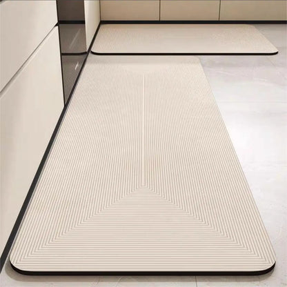 Royallure Non-Slip Diatomaceous Earth Kitchen Mat – Absorbent, Dirt-Resistant, 18x30 Inches, Stylish Kitchen Floor Rug 9