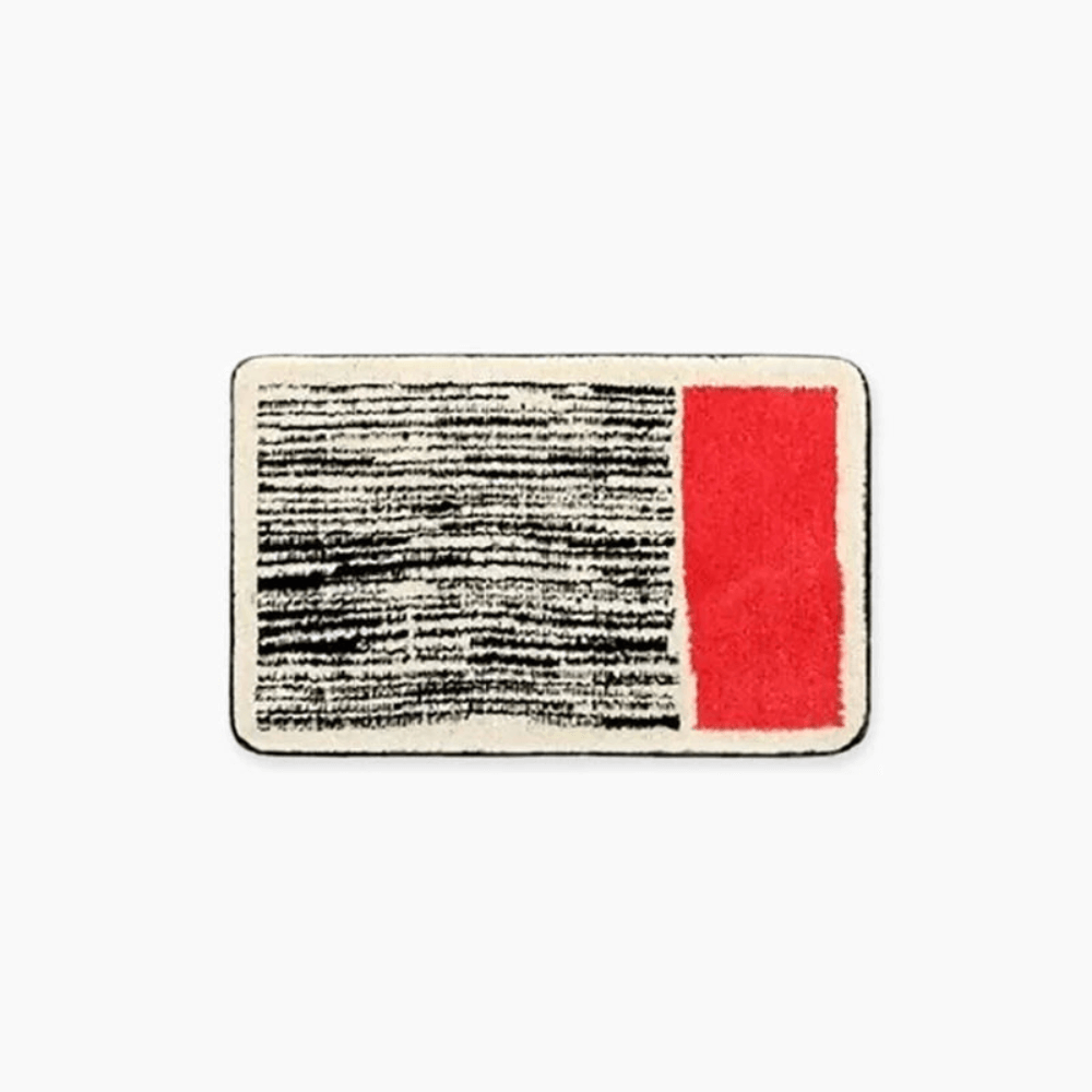 Royallure Non-Slip Microfiber Bath Mat – Soft and Absorbent Bathroom Rug in Modern Abstract Design, Available in Multiple Sizes 2