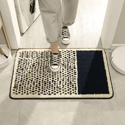 Royallure Non-Slip Microfiber Bath Mat – Soft and Absorbent Bathroom Rug in Modern Abstract Design, Available in Multiple Sizes 4