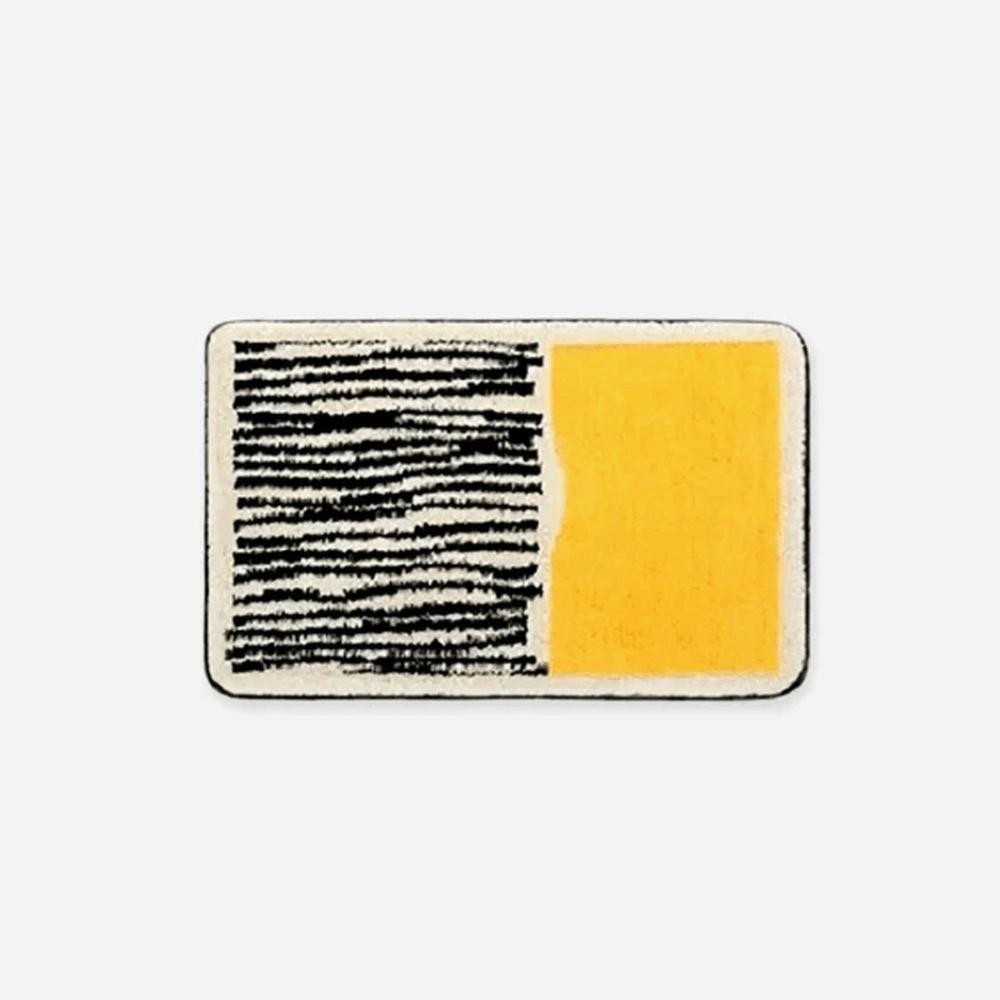 Royallure Non-Slip Microfiber Bath Mat – Soft and Absorbent Bathroom Rug in Modern Abstract Design, Available in Multiple Sizes 8