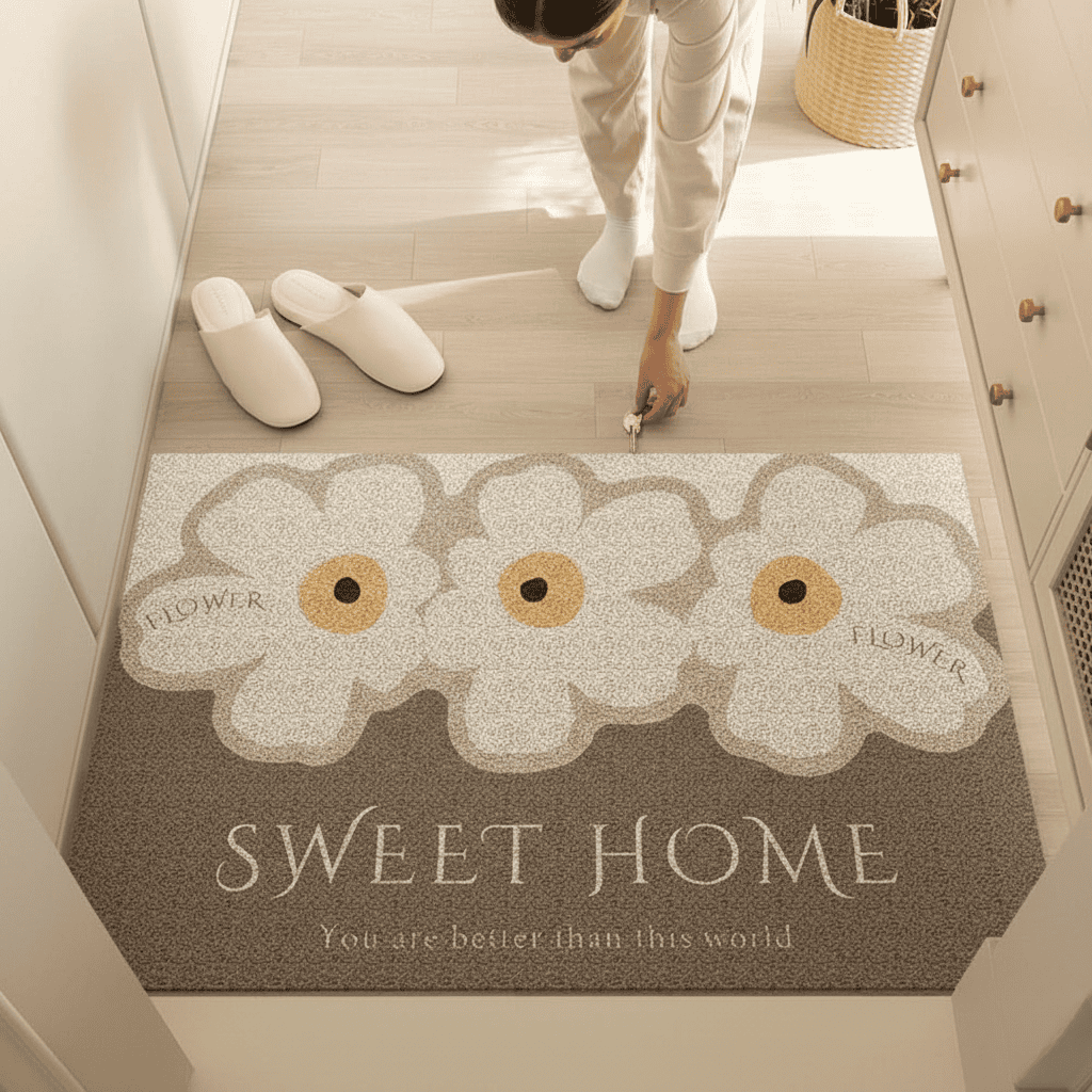 Royallure Non-Slip Outdoor Front Door Mat for High-Traffic Entryways, Washable 2