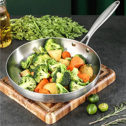 Royallure Non-Stick Frying Pan - Best Stainless Steel Cookware for Gas and Induction Stoves, 22cm to 28cm Sizes 5