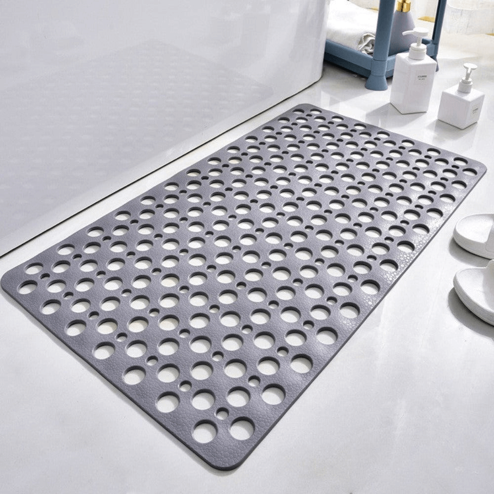 Royallure Non Slip Bath Mat with Drain Holes – Rectangular Shower Mat for Enhanced Bathroom Safety and Comfort 0