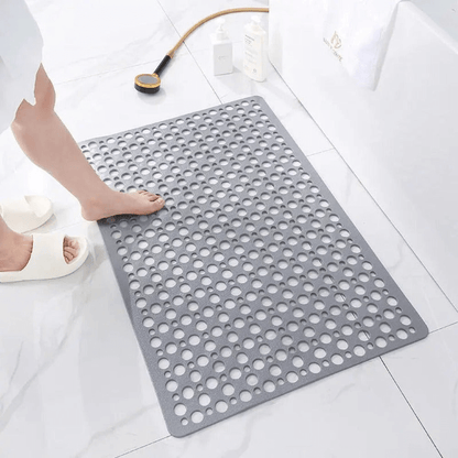 Royallure Non Slip Bath Mat with Drain Holes – Rectangular Shower Mat for Enhanced Bathroom Safety and Comfort 1