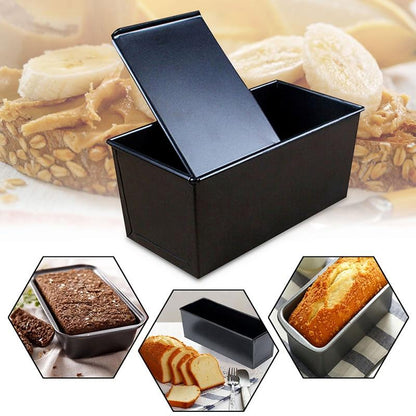 Royallure Nonstick Baking Pan with Lid, Durable Loaf Pan for Bread and Cakes 1