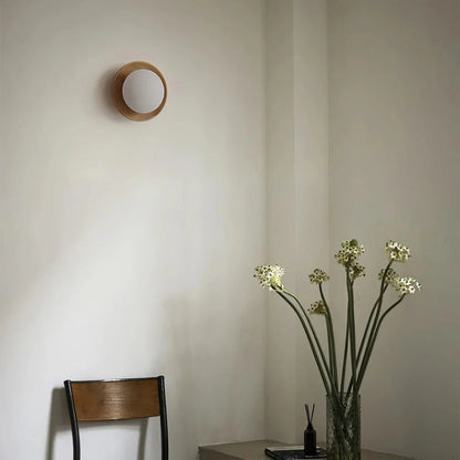 Royallure Nordic Minimalist Wood Wall Sconce Light with Warm LED Illumination 10