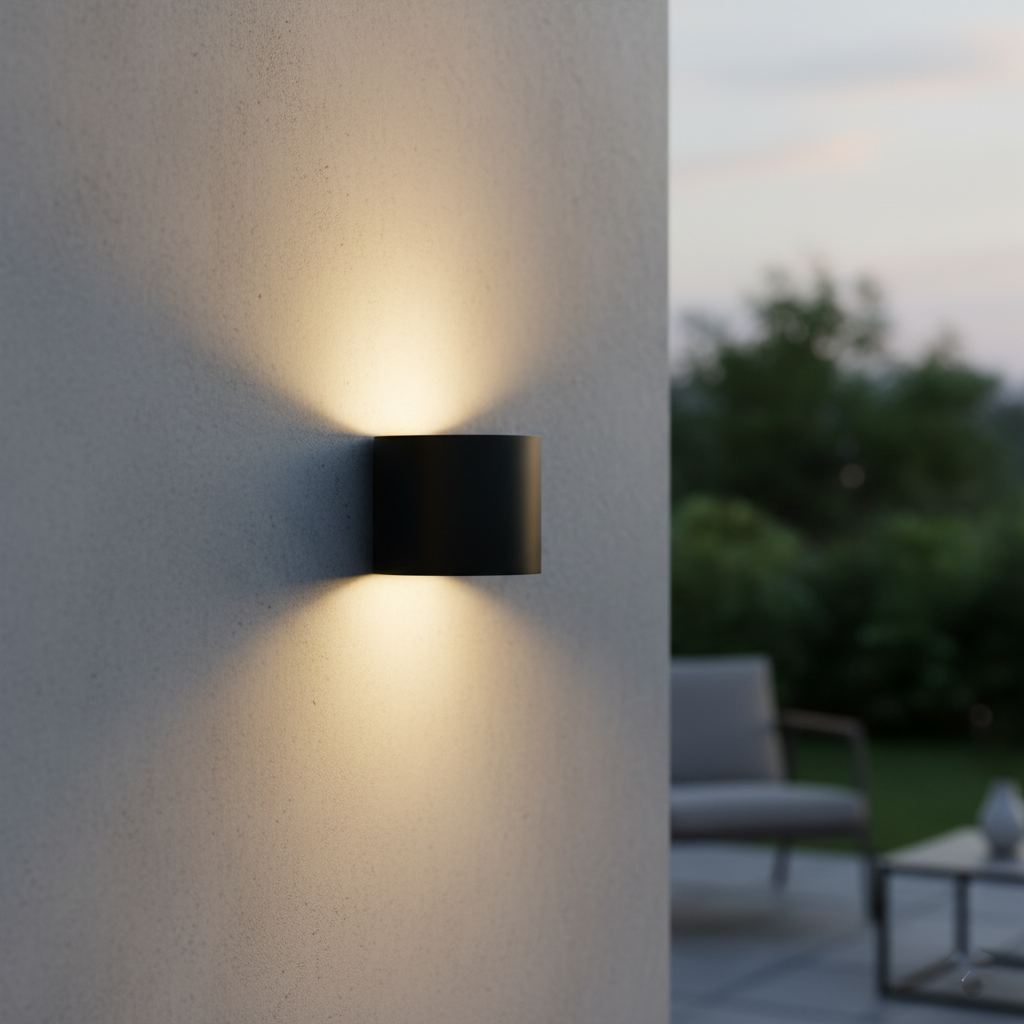 Royallure Nordic Round IP65 Waterproof Outdoor Wall Light with Adjustable Beam 1