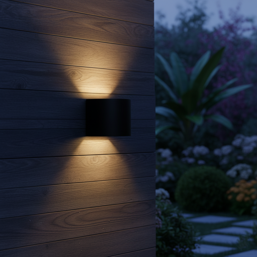 Royallure Nordic Round IP65 Waterproof Outdoor Wall Light with Adjustable Beam 3