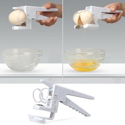 Royallure One-Handed Egg Cracker and Yolk Separator for Mess-Free Cooking 2