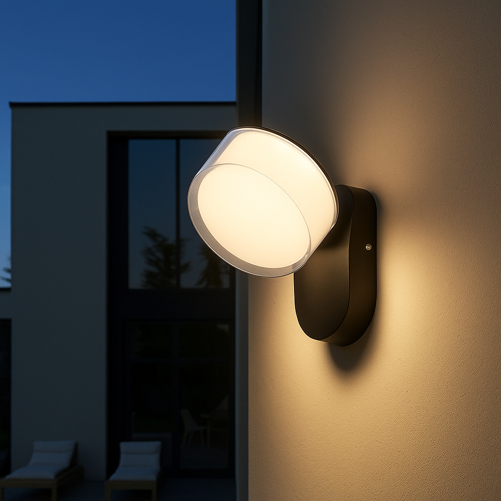 Royallure Outdoor Wall Lamp, Height Adjustable LED Sconce with Warm White Light 2