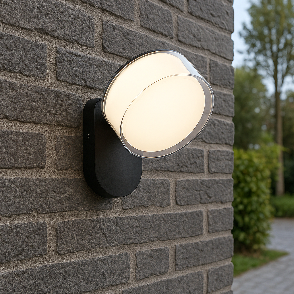 Royallure Outdoor Wall Lamp, Height Adjustable LED Sconce with Warm White Light 3