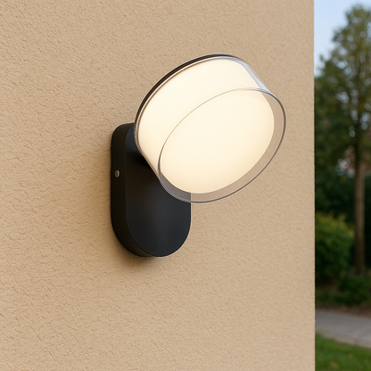Royallure Outdoor Wall Lamp, Height Adjustable LED Sconce with Warm White Light 4