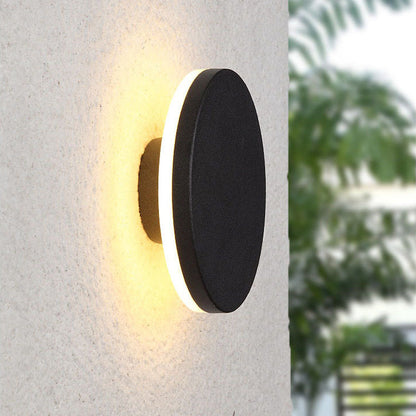 Royallure Outdoor Wall Lamp, IP65 Waterproof LED Sconce, Modern Round/Square Design 12