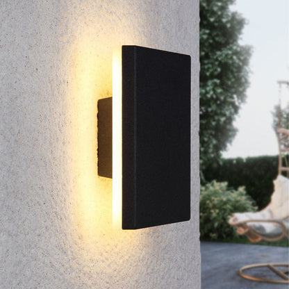 Royallure Outdoor Wall Lamp, IP65 Waterproof LED Sconce, Modern Round/Square Design 15