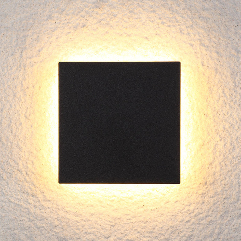 Royallure Outdoor Wall Lamp, IP65 Waterproof LED Sconce, Modern Round/Square Design 20
