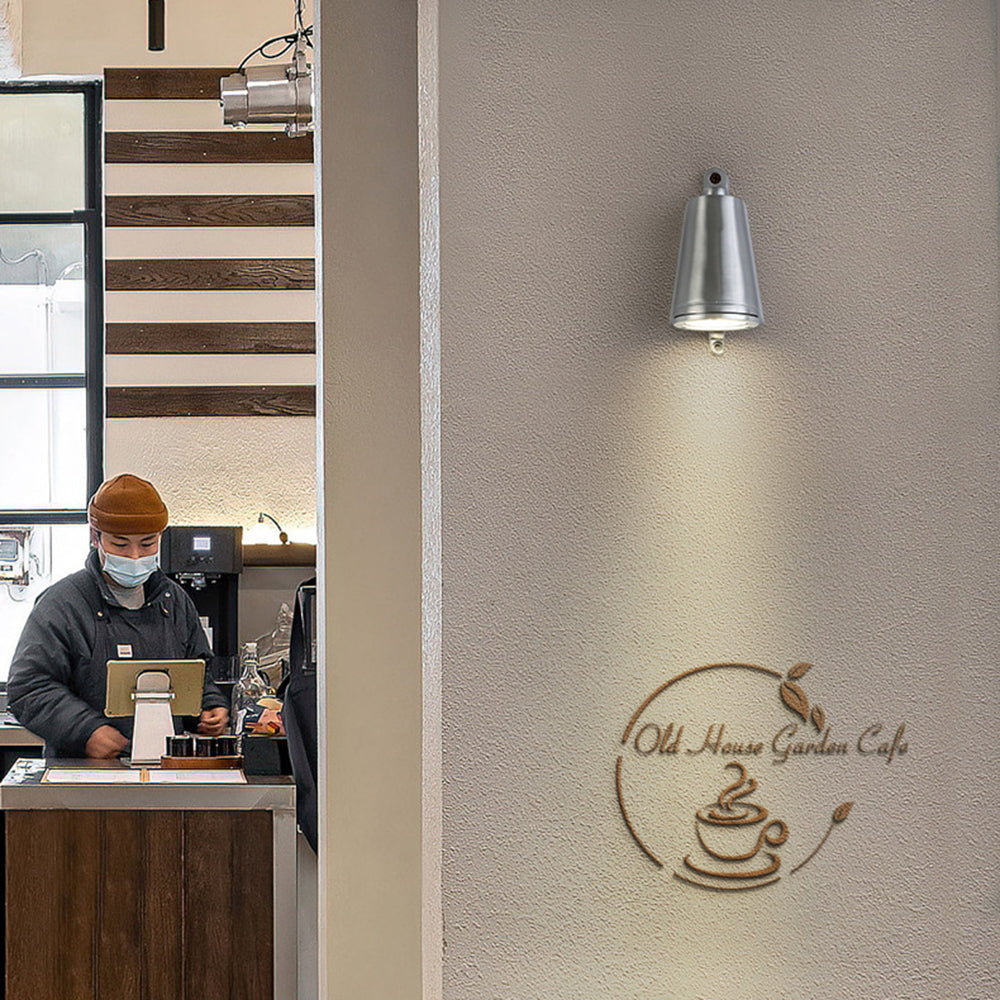 Royallure Outdoor Wall Light, Industrial Metal Bell Sconce, IP65 Waterproof Fixture 8