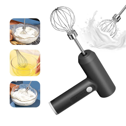 Royallure Portable Electric Hand Mixer with 3 Speeds – Lightweight Electric Whisk for Baking and Cooking 0